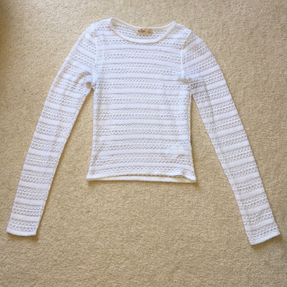 Cute and feminine white shirt (Hollister)